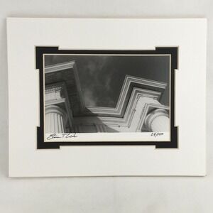 Black & White Photo Building Architecture Numbered Signed Matted Art Photography